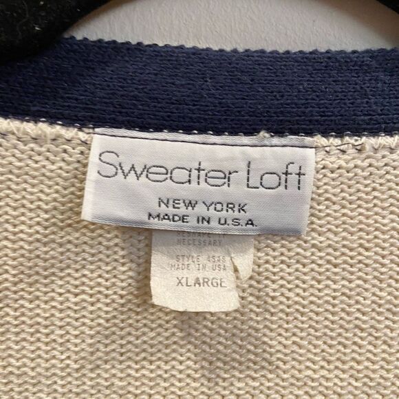 Vintage Ugly Sweater Game Day, Fall, Funky Tailgate, Teacher Knit All Over Print - Picture 5 of 11